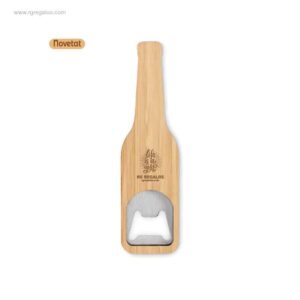 Obreampolles personalitzat bambú