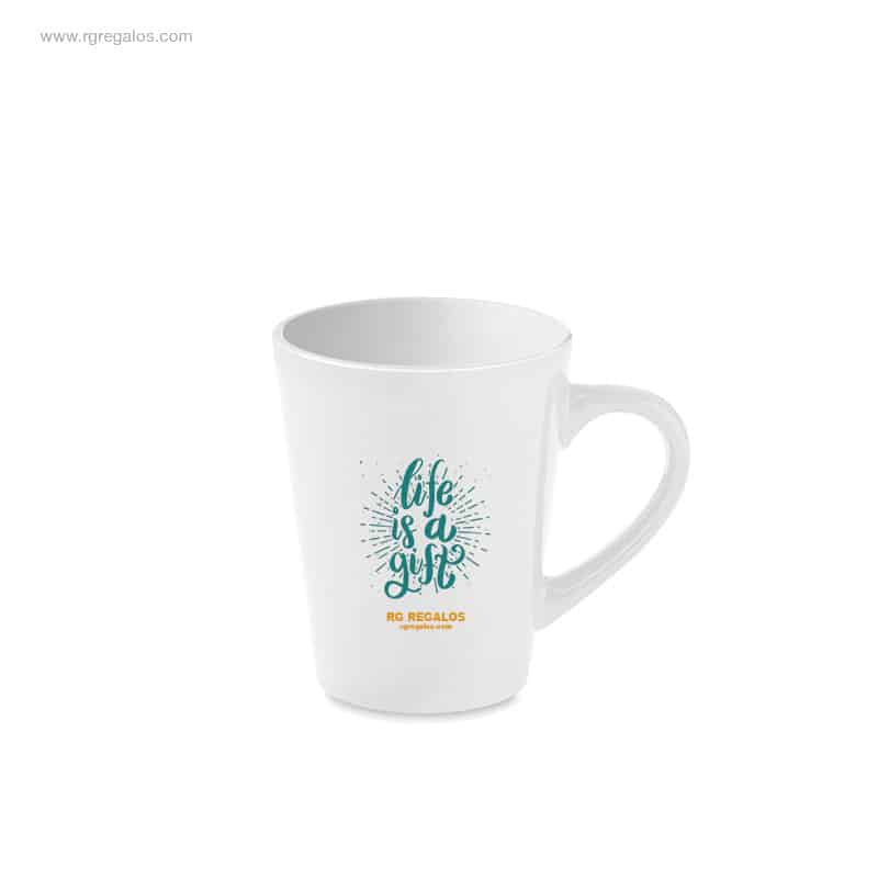 Taza de café publicitaria logo