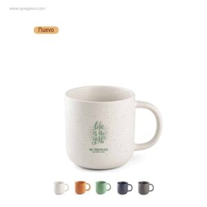 Taza de café rústica 90ml personalizada
