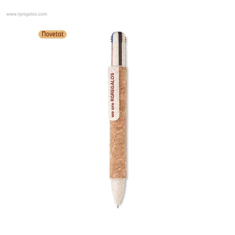 Bolígraf ecològic 4 colors