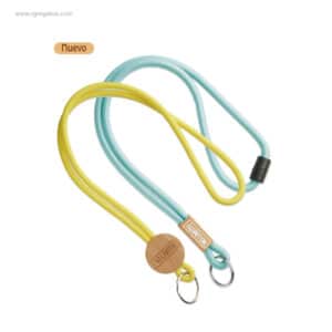 Lanyard personalizado detalle bambú