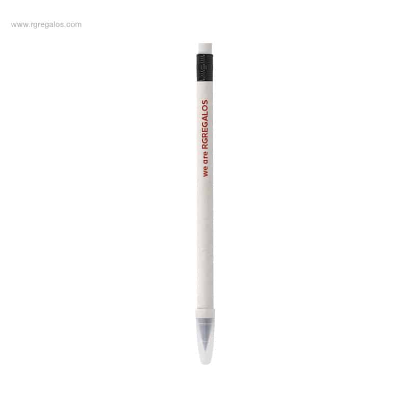 Lápiz eterno cartón leche reciclado personalizado