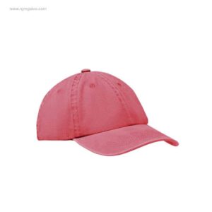 Gorra vintage personalizada algodón 265gr rojo