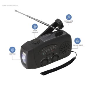 Radio multifunción de emergencia funciones