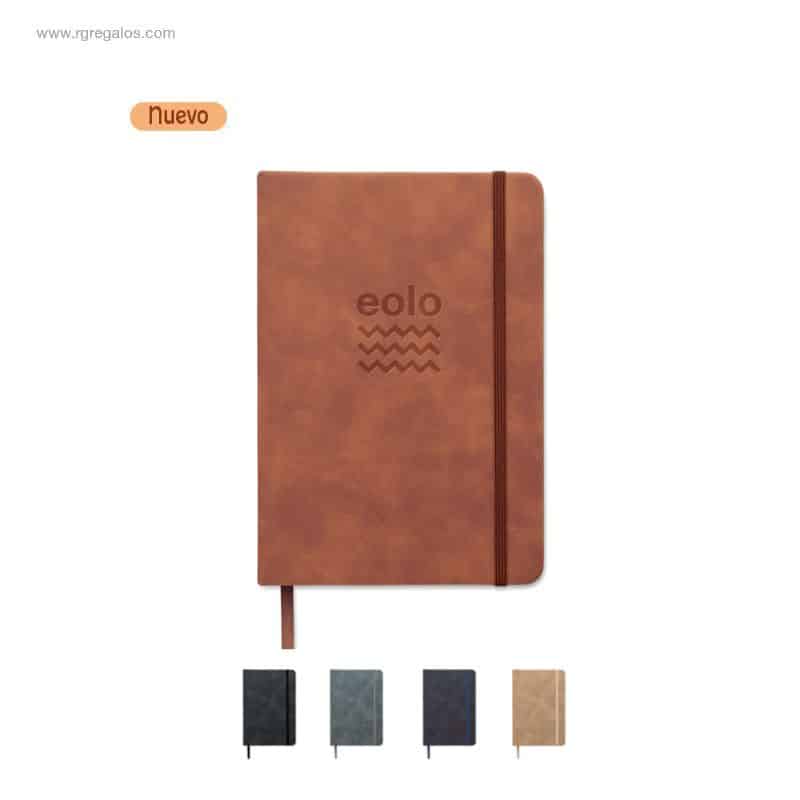 Libreta A5 reciclada personalizada con tapa dura para regalos publicitarios