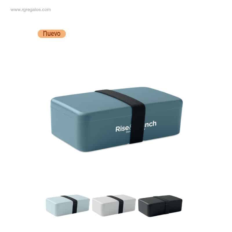 Fiambrera de PP con banda RPET personalizada