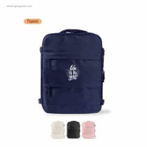 Motxilla de polièster de 18 L personalitzada amb compartiment per a portàtil