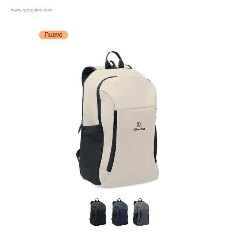 Mochila de PU suave para portátil personalizada