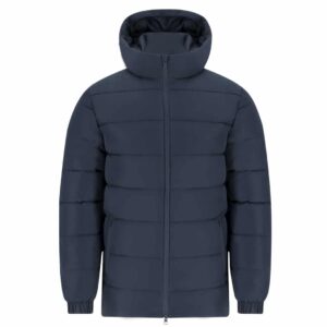 parka encoixixada personalitzada unisex blau