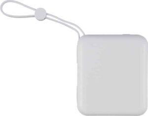 power bank carga rapida blanco