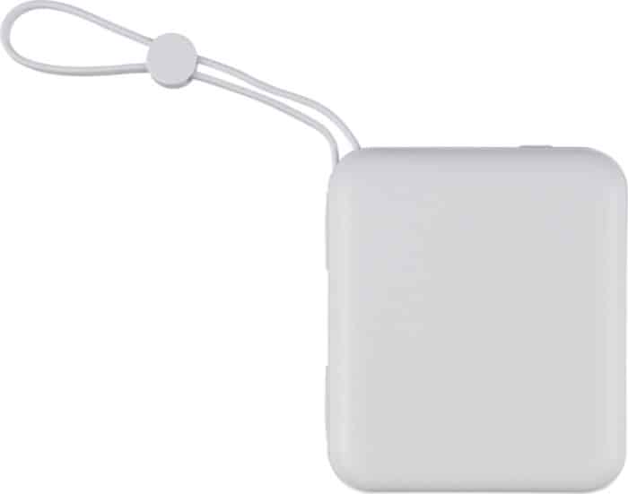 power bank carga rapida blanco