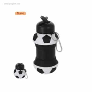 bidon plegable silicona futbol regals publicitaris